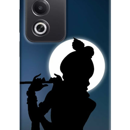Shri Krishna Silhouette Oppo A3 Pro 5G Hard Case Back Cover by Casekaro