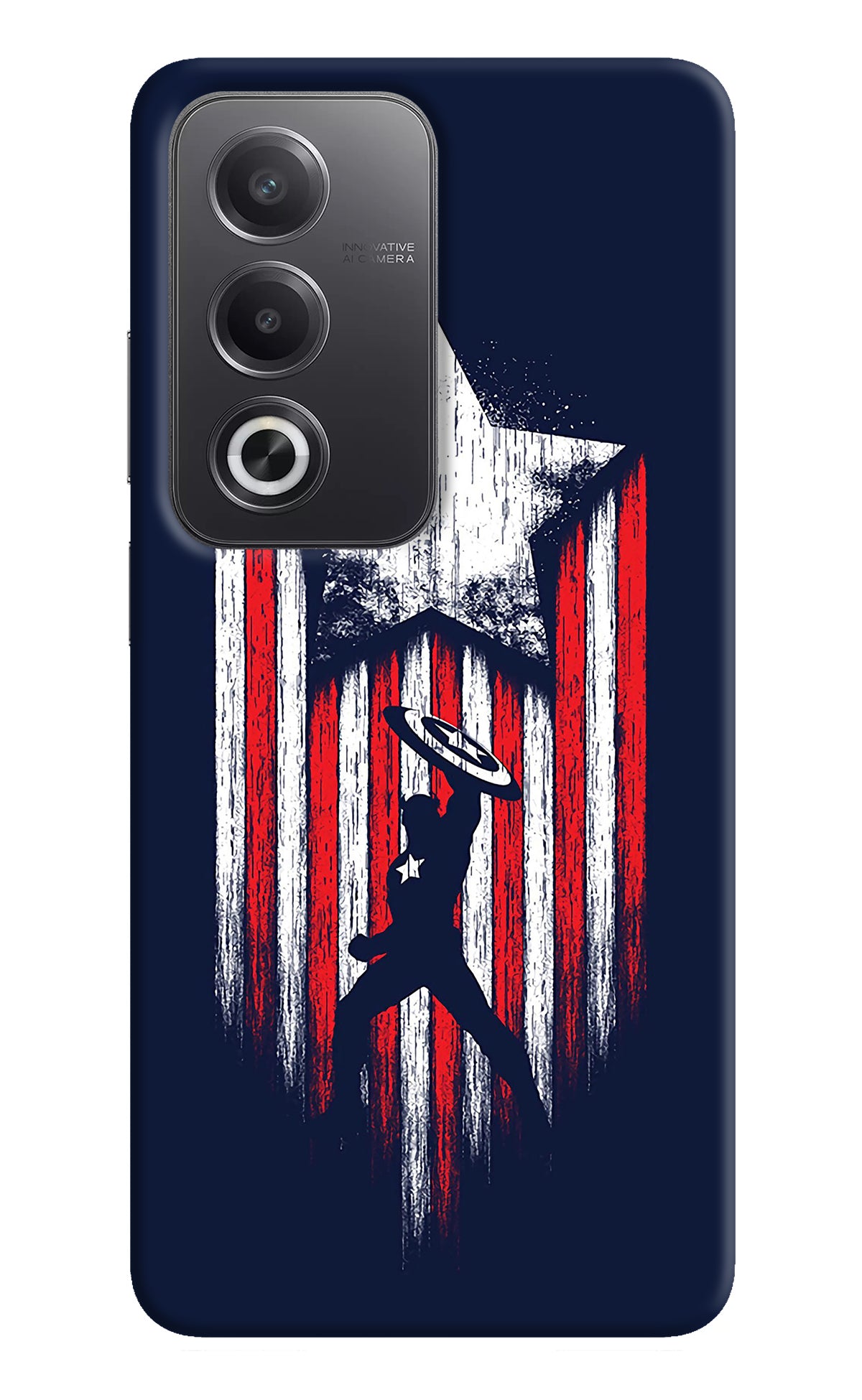 Captain America Marvel Art Oppo A3 Pro 5G Back Cover