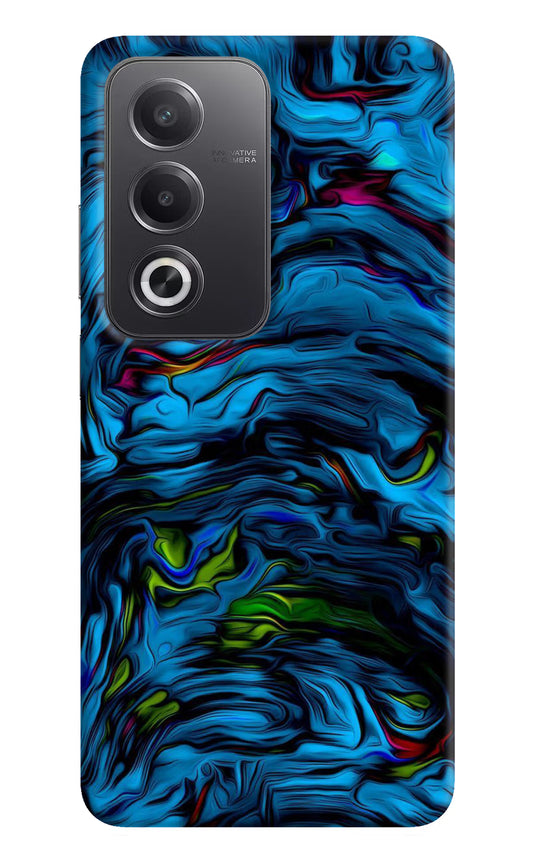 Dark Blue Abstract Oppo A3 Pro 5G Hard Case Back Cover by Casekaro