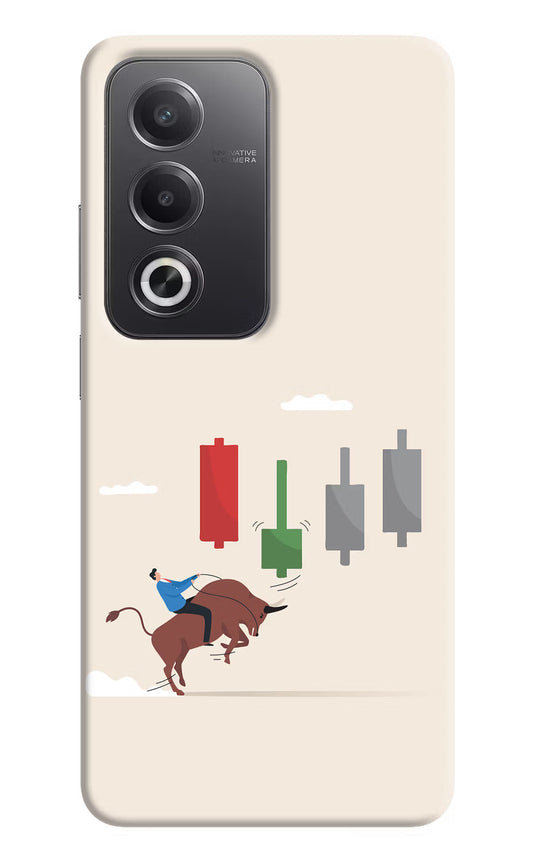 Bull Trading Momentum Oppo A3 Pro 5G Hard Case Back Cover by Casekaro