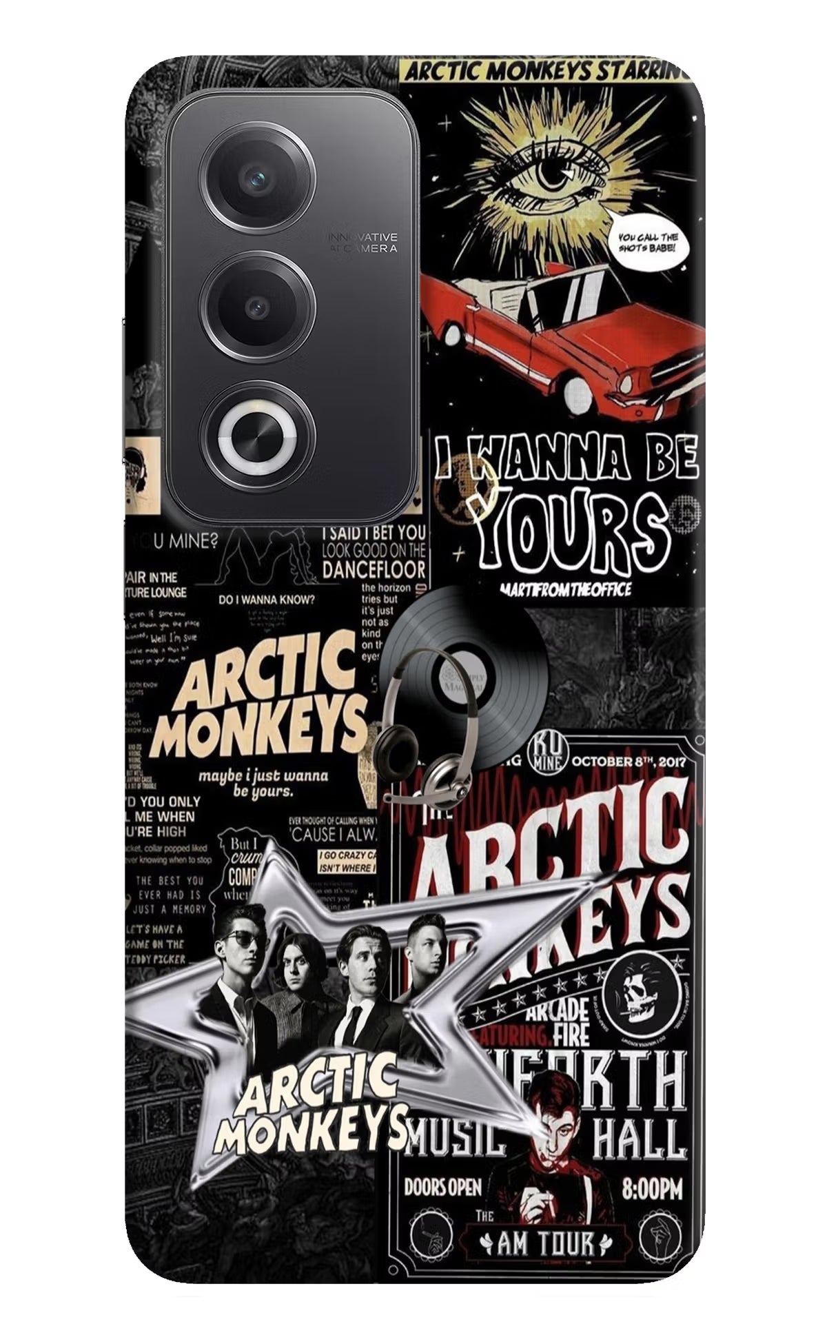 Arctic Monkeys Oppo A3 Pro 5G Hard Case Back Cover by Casekaro
