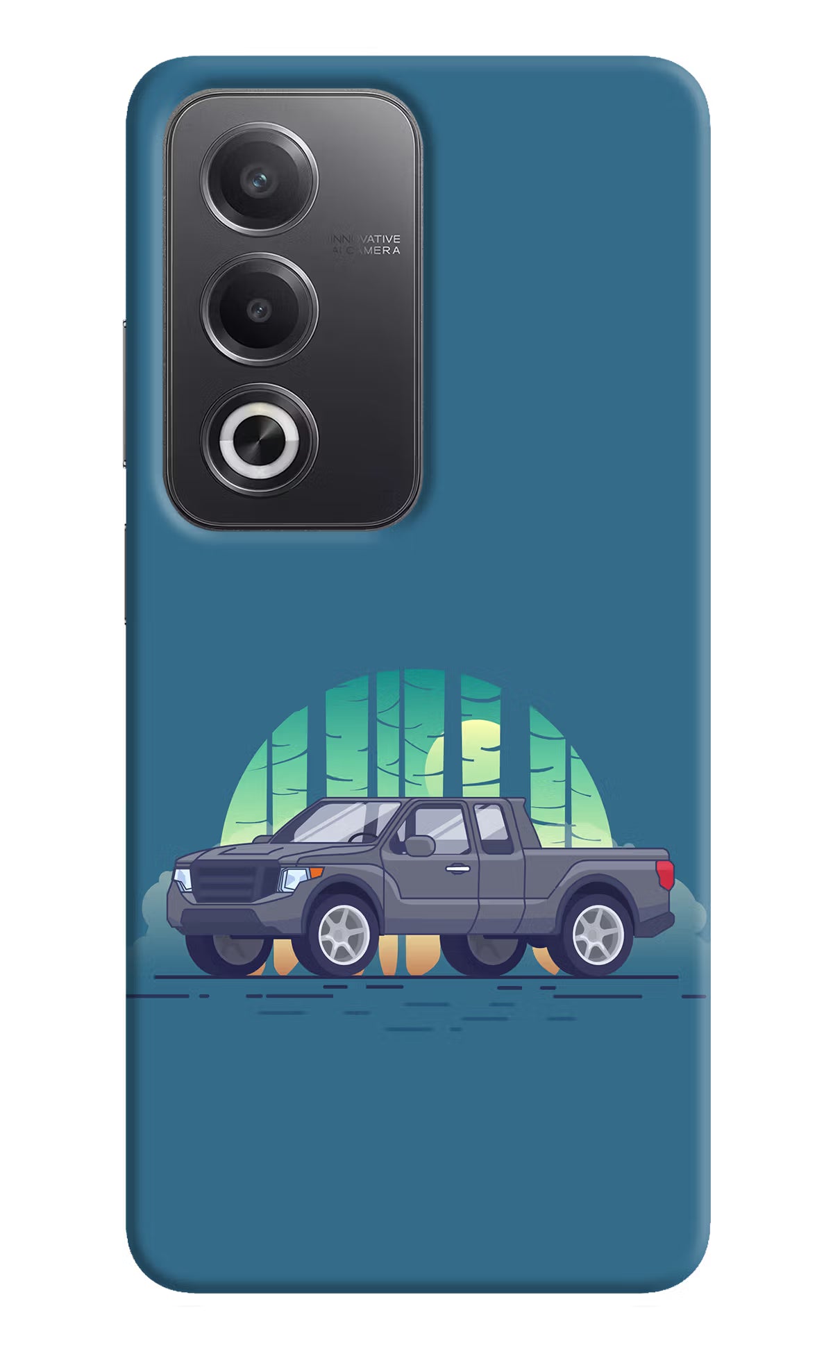 Retro Garage Vibe Oppo A3 Pro 5G Hard Case Back Cover by Casekaro