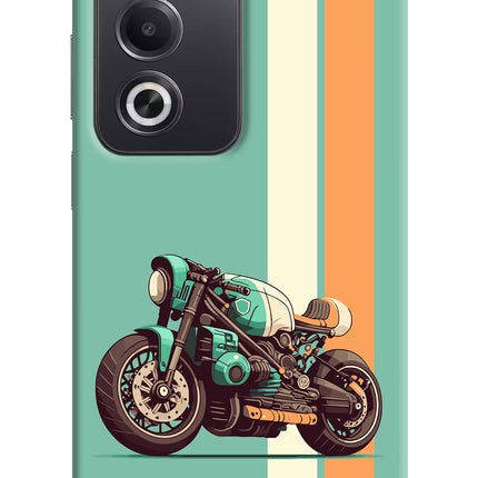 Striped Moto Drift Oppo A3 Pro 5G Hard Case Back Cover by Casekaro