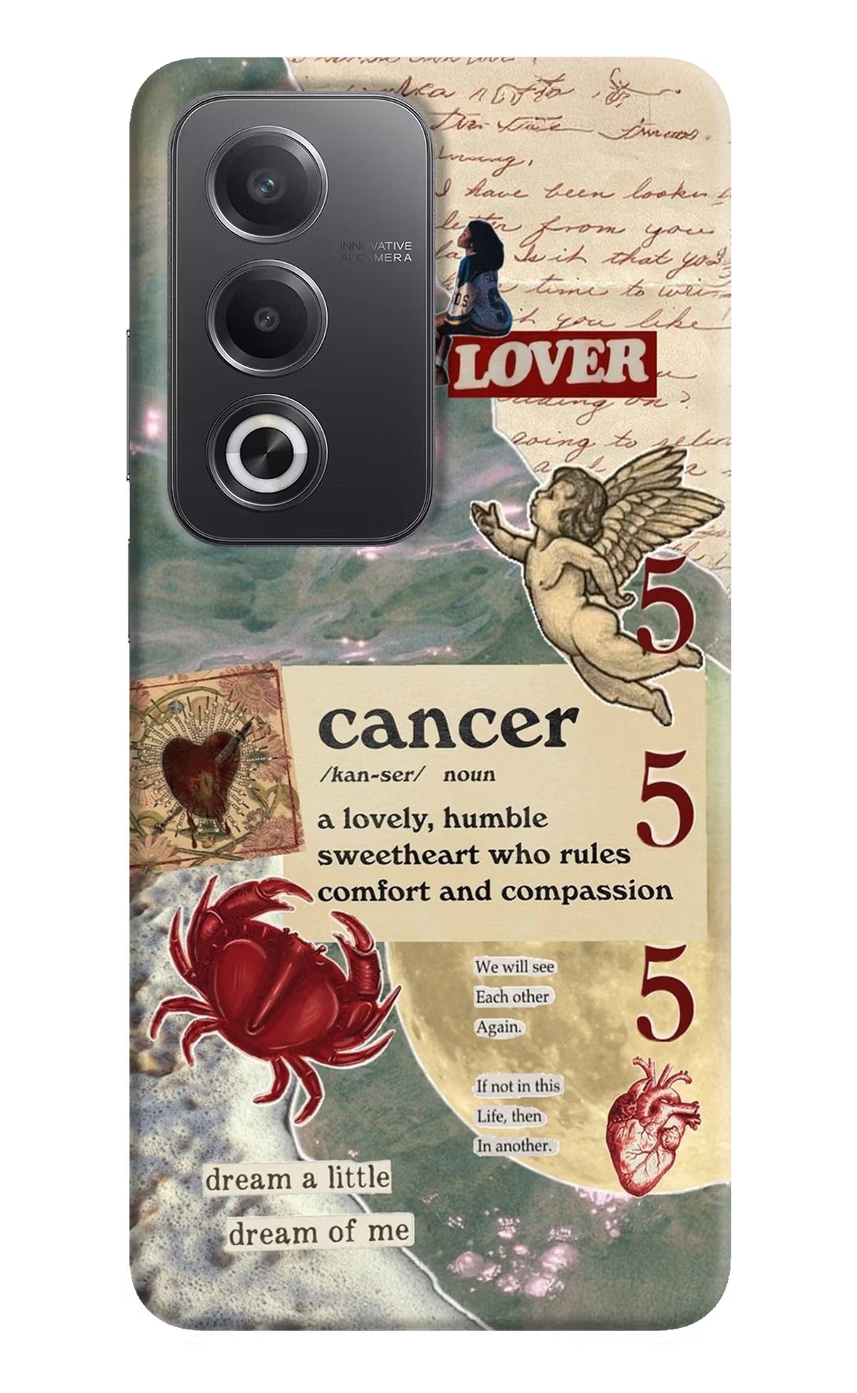 Cancer Zodiac Oppo A3 Pro 5G Hard Case Back Cover by Casekaro
