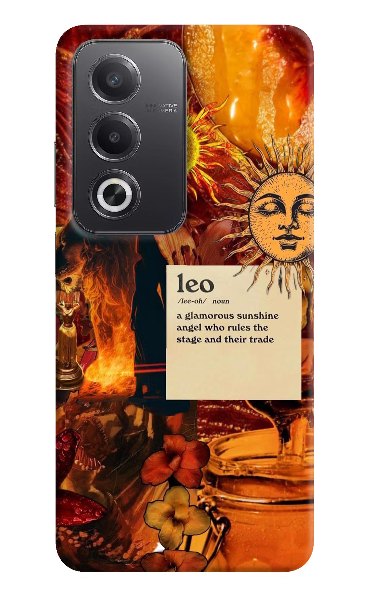 Leo Zodiac Oppo A3 Pro 5G Hard Case Back Cover by Casekaro