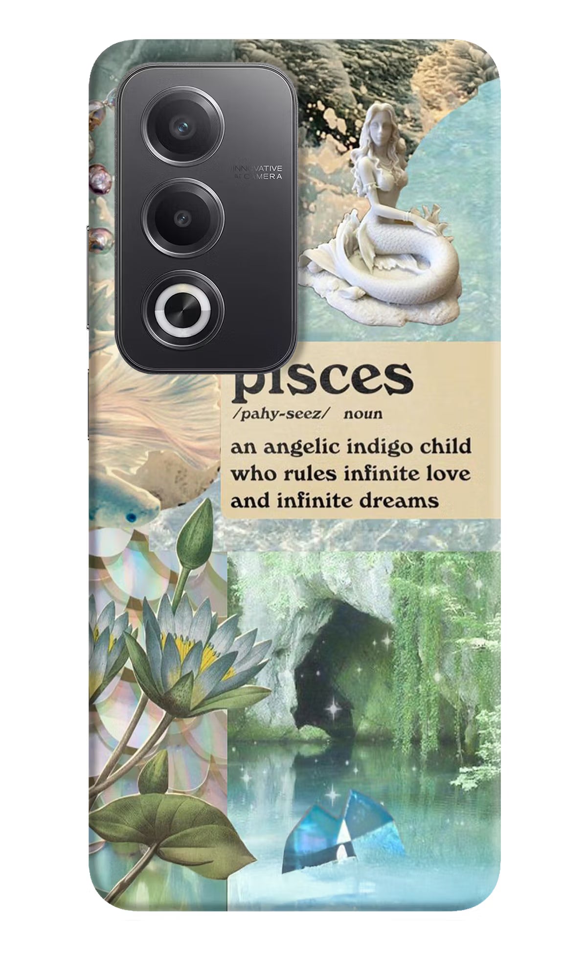 Pisces Zodiac Oppo A3 Pro 5G Hard Case Back Cover by Casekaro