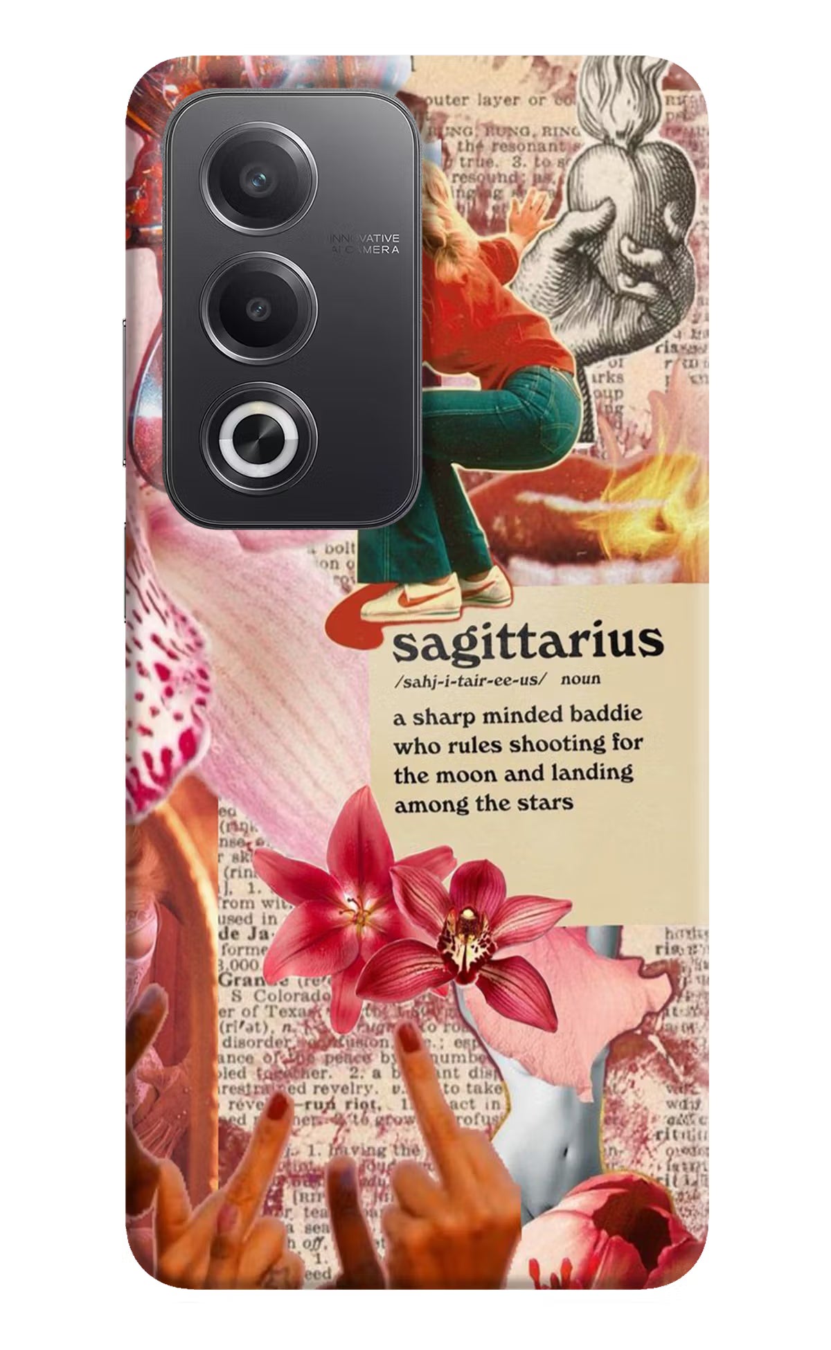 Sagittarius Zodiac Oppo A3 Pro 5G Hard Case Back Cover by Casekaro