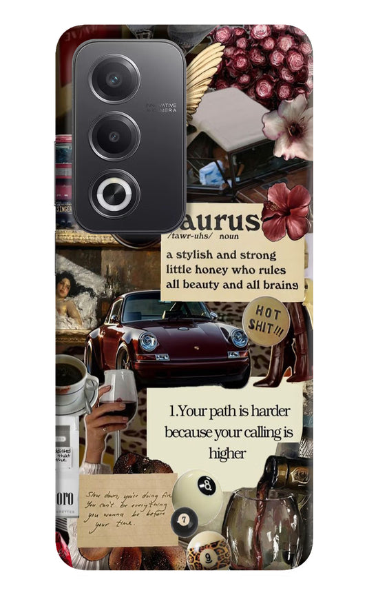 Taurus Zodiac Oppo A3 Pro 5G Hard Case Back Cover by Casekaro