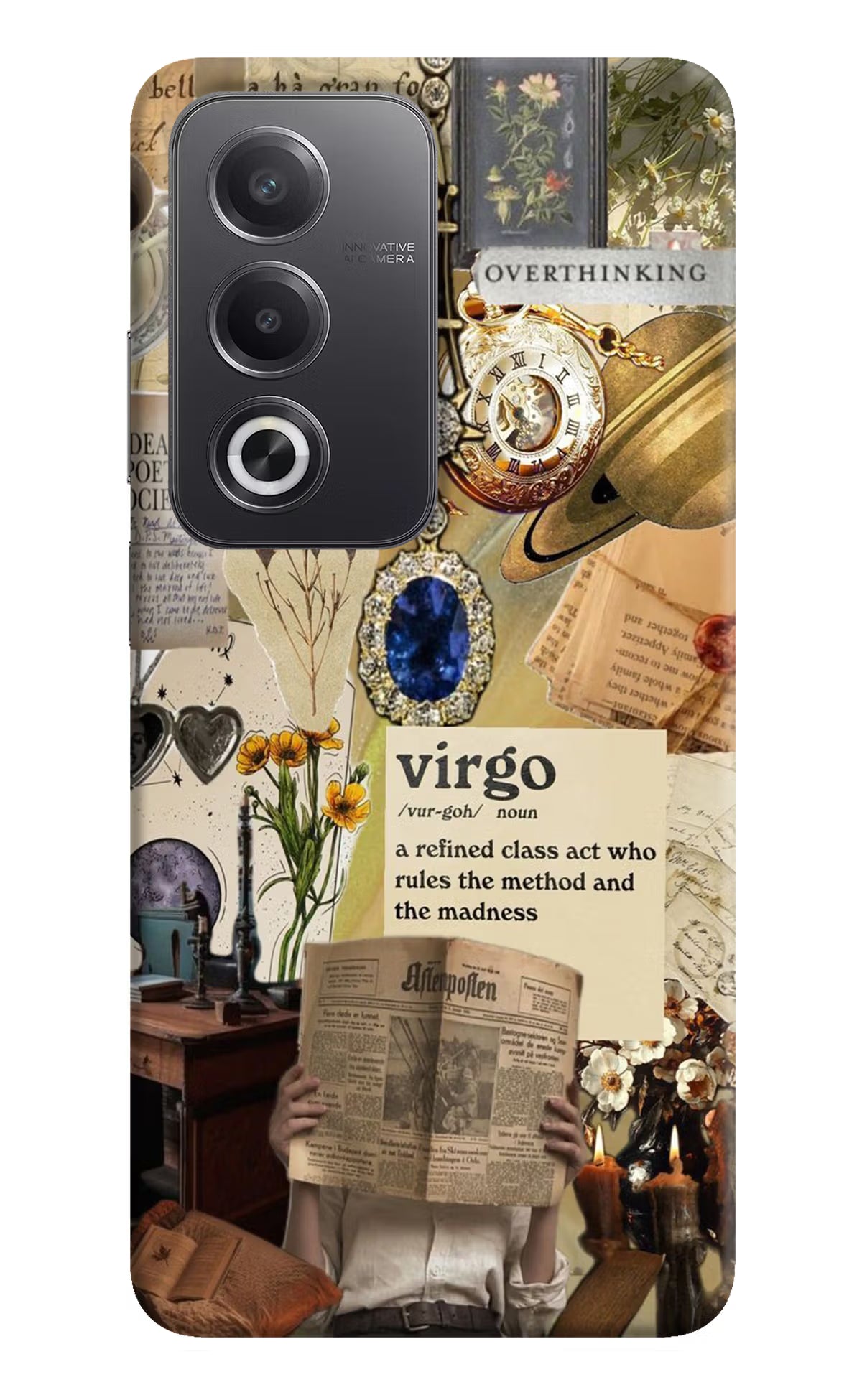Virgo Zodiac Oppo A3 Pro 5G Hard Case Back Cover by Casekaro