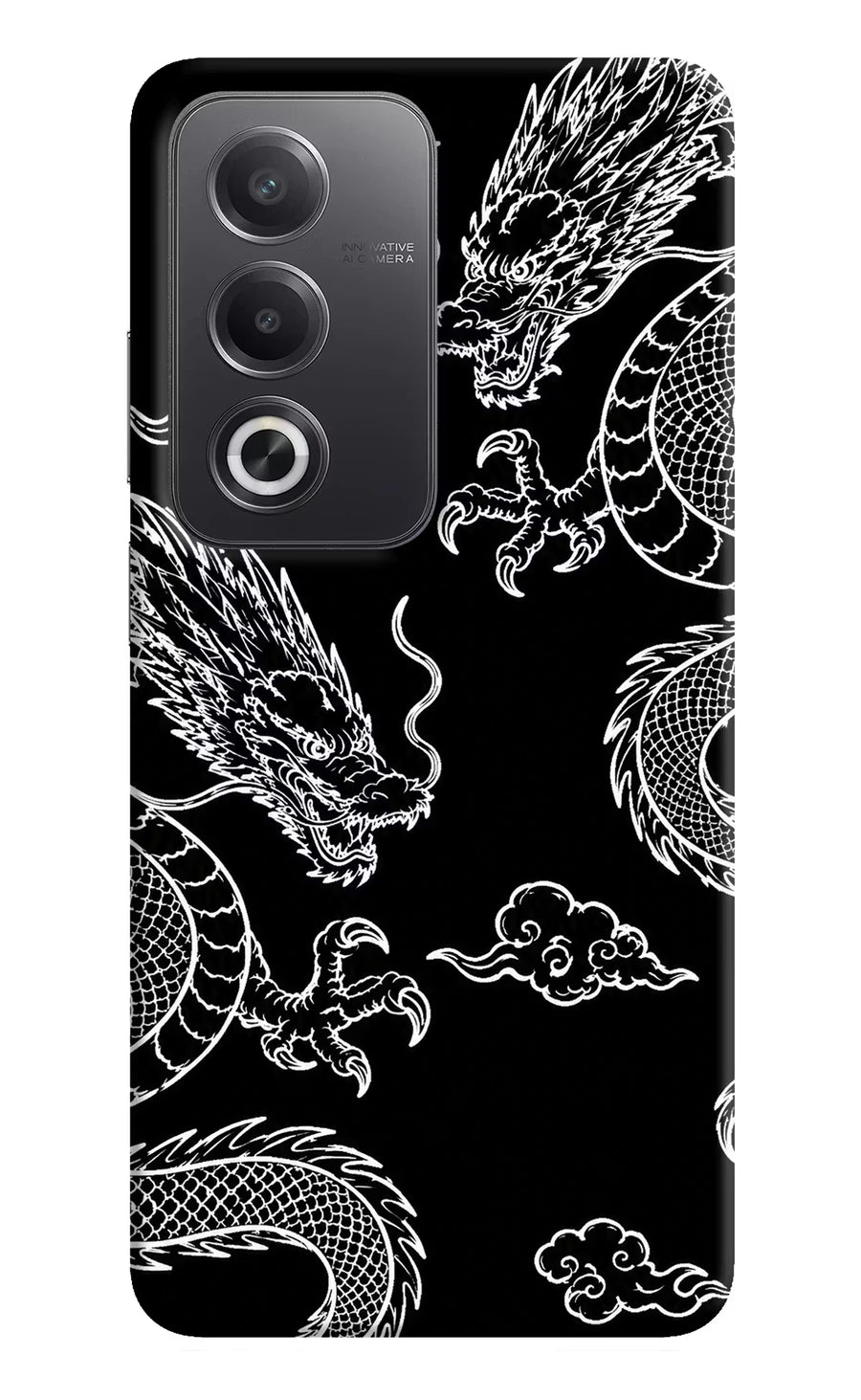 Twin Dragons Oppo A3 Pro 5G Back Cover, Hard case