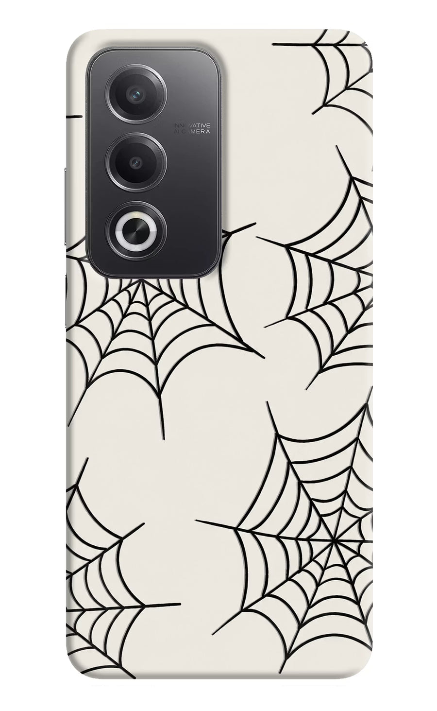 Spider Web Oppo A3 Pro 5G Back Cover, Hard case