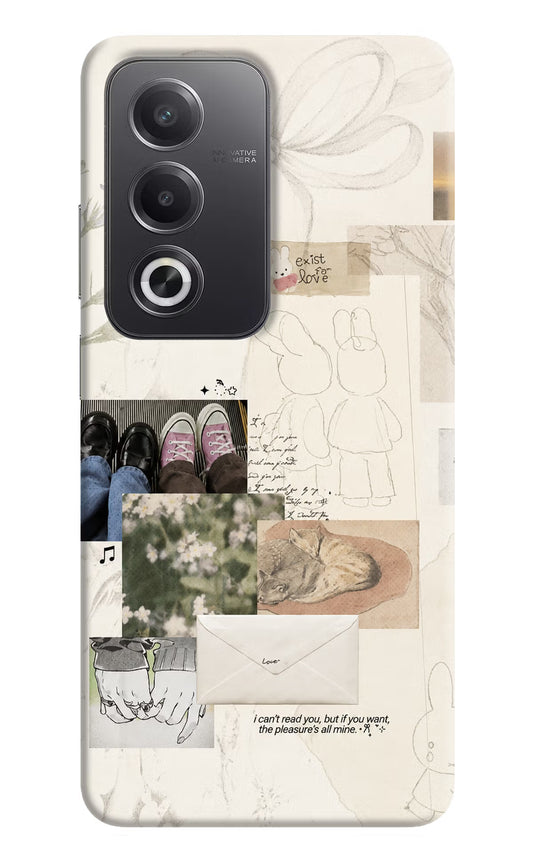 Soft Aesthetic Oppo A3 Pro 5G Hard Case Back Cover by Casekaro
