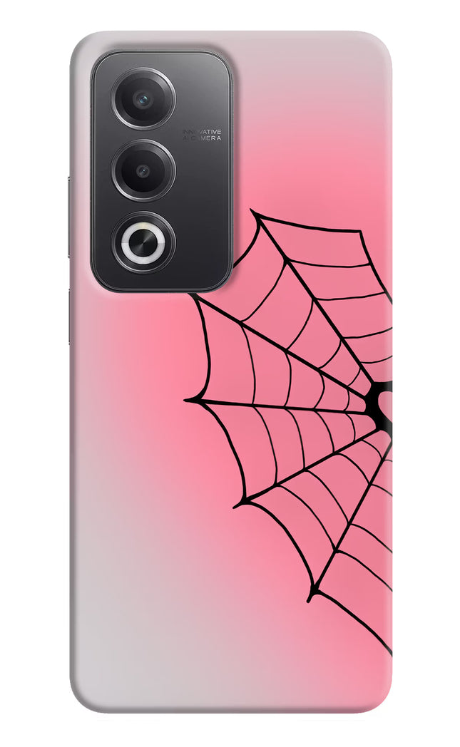 Pink Web Oppo A3 Pro 5G Hard Case Back Cover by Casekaro