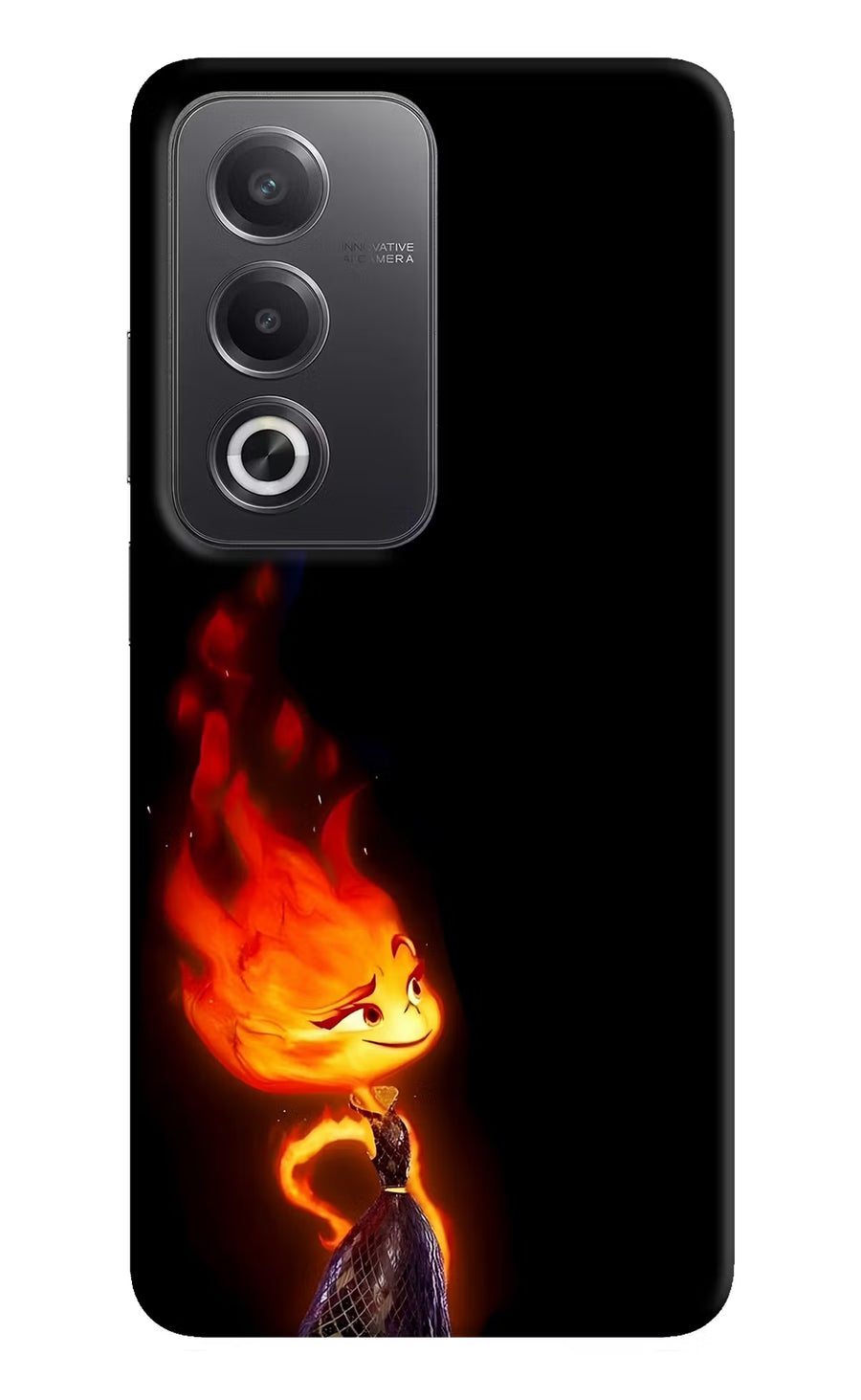 Ember Flame Oppo A3 Pro 5G Back Cover, Hard case
