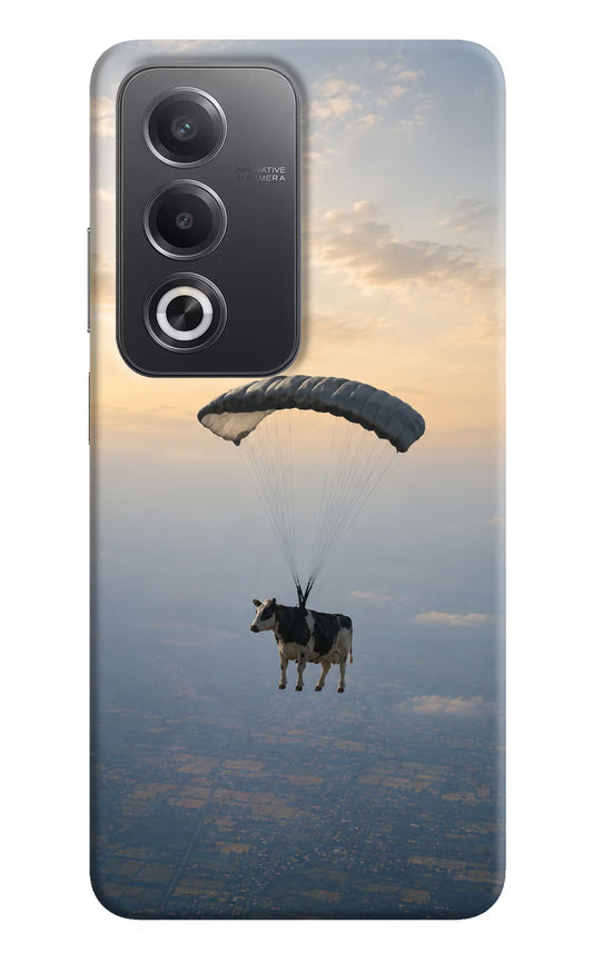 Skydiving Cow Oppo A3 Pro 5G Hard Case Back Cover by Casekaro