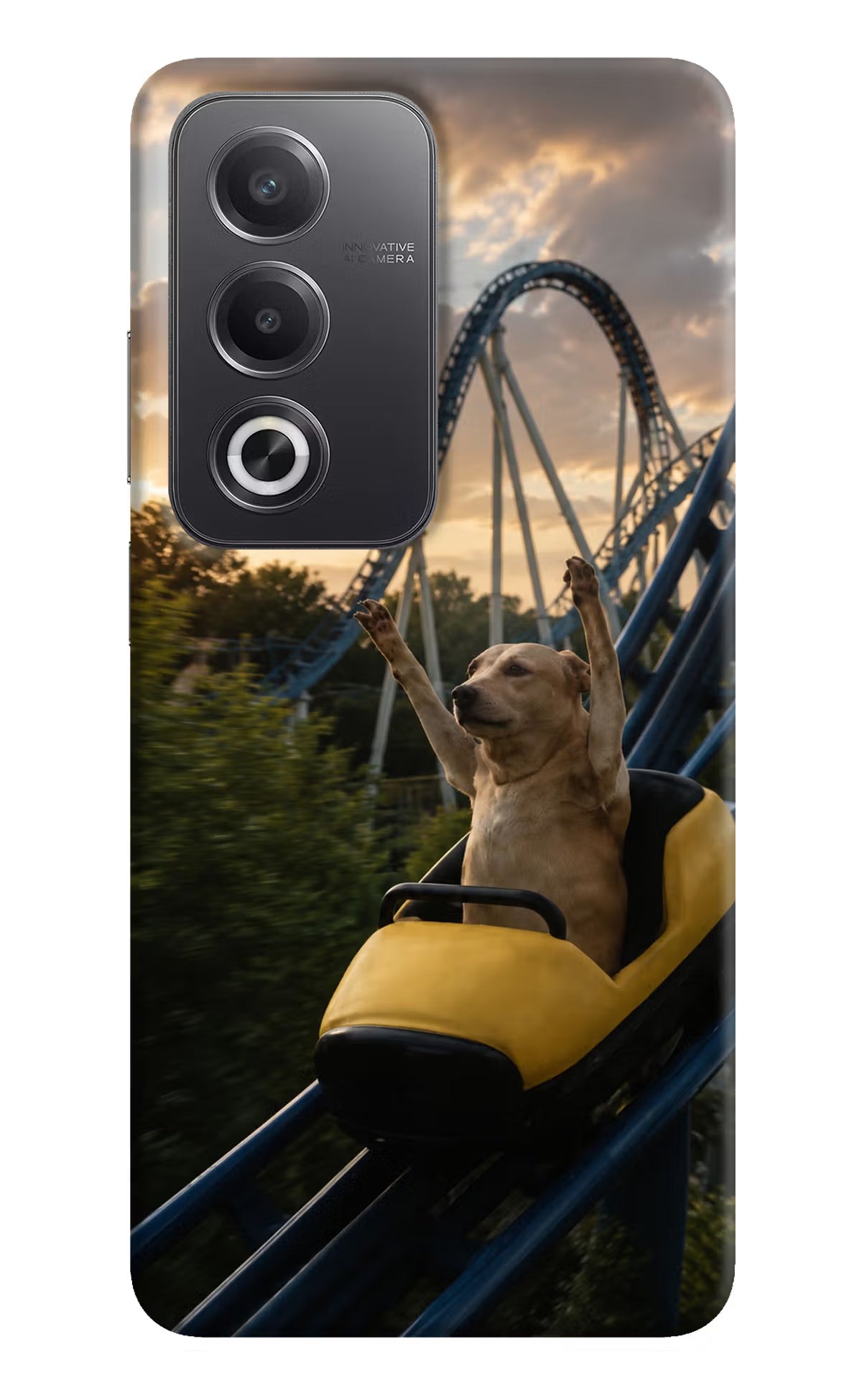 Rollercoaster Dog Oppo A3 Pro 5G Back Cover