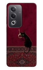 Midnight Cat Oppo A3 Pro 5G Hard Case Back Cover by Casekaro