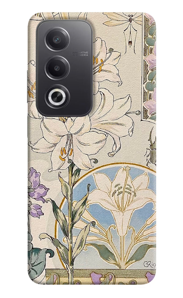 White Lily Oppo A3 Pro 5G Hard Case Back Cover by Casekaro