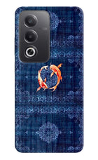 Koi Blue Oppo A3 Pro 5G Hard Case Back Cover by Casekaro