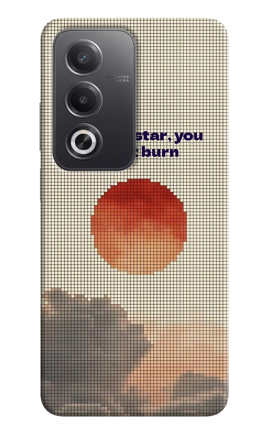 Pixel Sun Oppo A3 Pro 5G Back Cover, Hard case