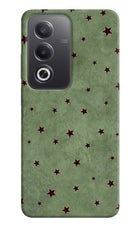 Green Stars Oppo A3 Pro 5G Hard Case Back Cover by Casekaro