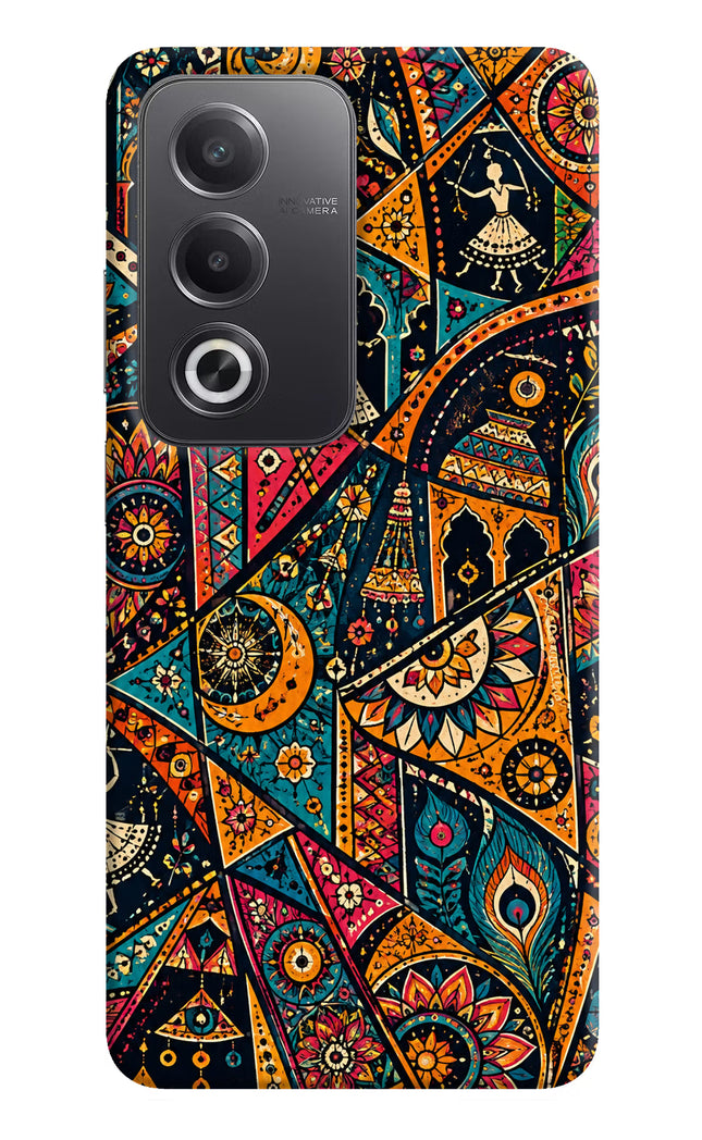 Folk Print Oppo A3 Pro 5G Hard Case Back Cover by Casekaro