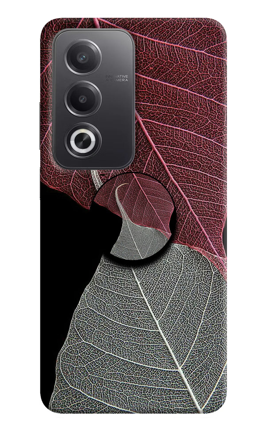 Leaf Pattern Oppo A3 Pro 5G Pop Case, Hard case