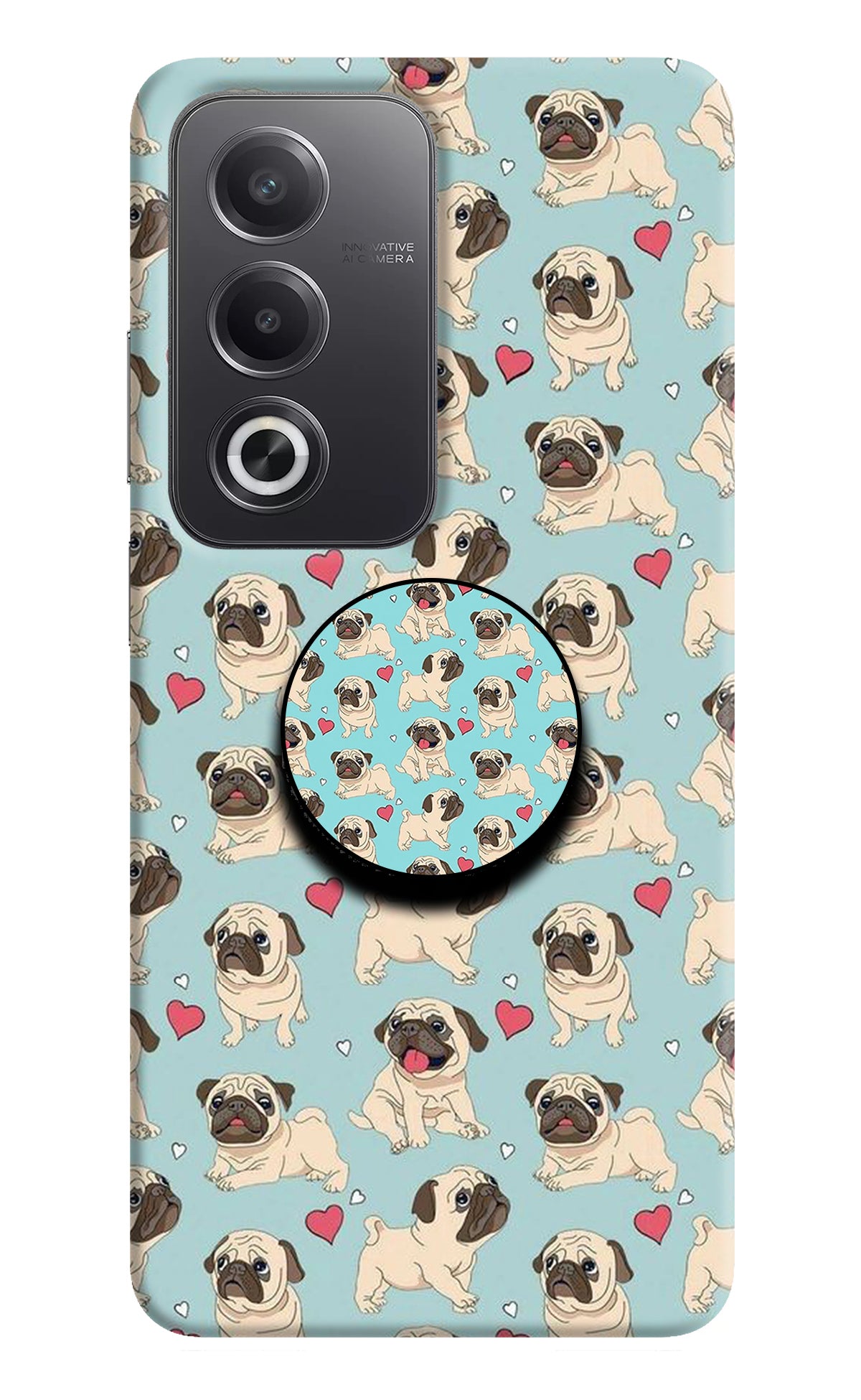 Pug Dog Oppo A3 Pro 5G Pop Case