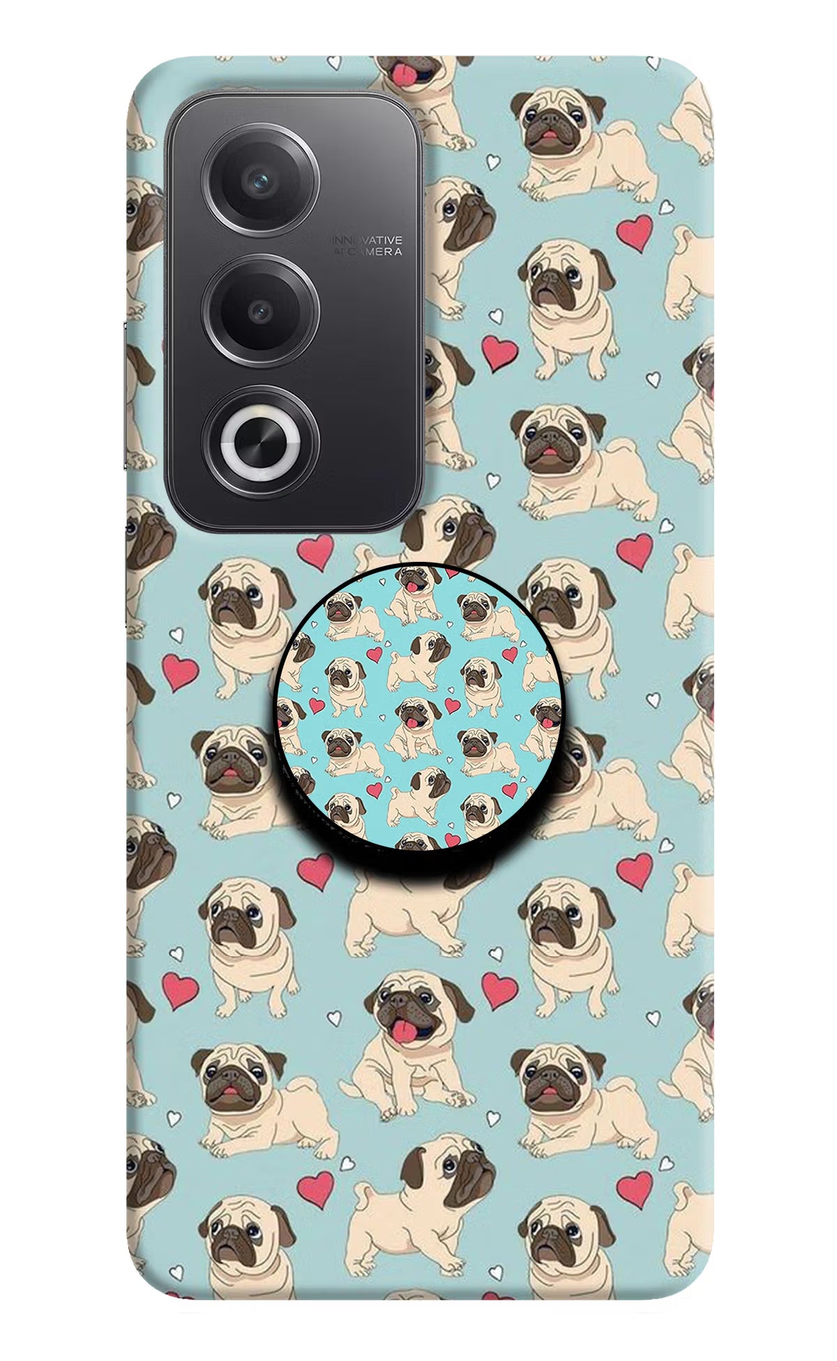 Pug Dog Oppo A3 Pro 5G Pop Case by Casekaro