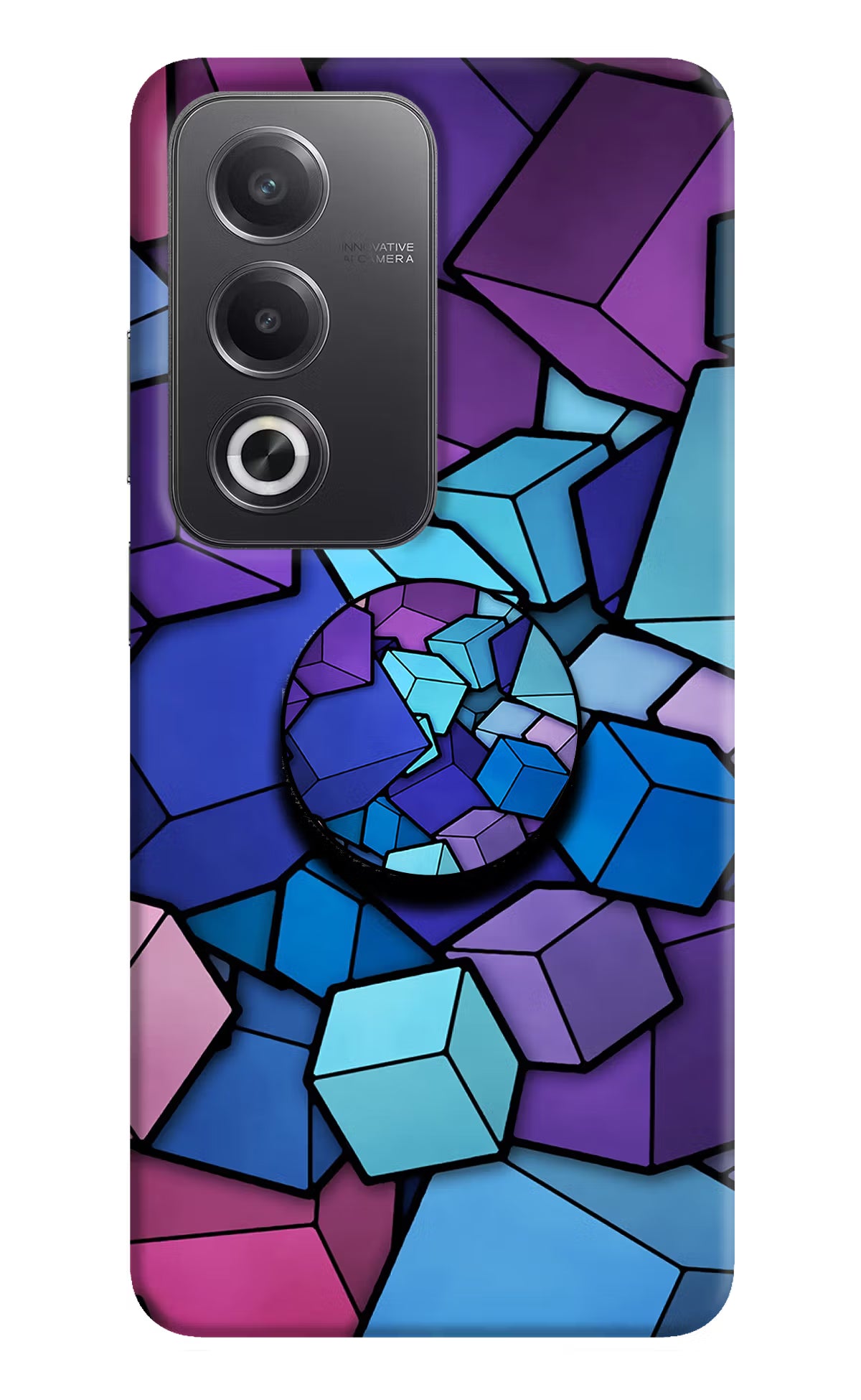 Cubic Abstract Oppo A3 Pro 5G Pop Case by Casekaro