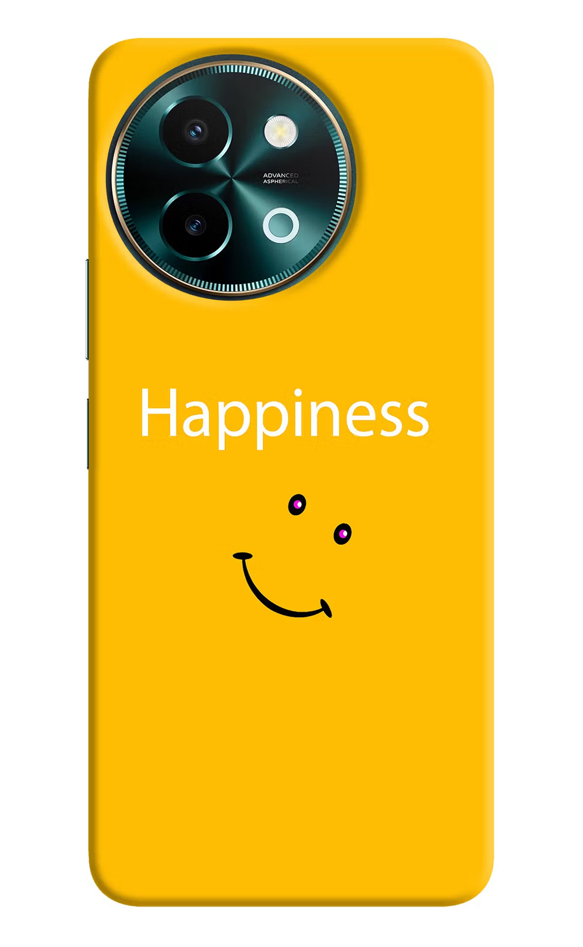 Happiness With Smiley Vivo Y58 5G Hard Case Back Cover by Casekaro