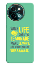 Quote Vivo Y58 5G Hard Case Back Cover by Casekaro