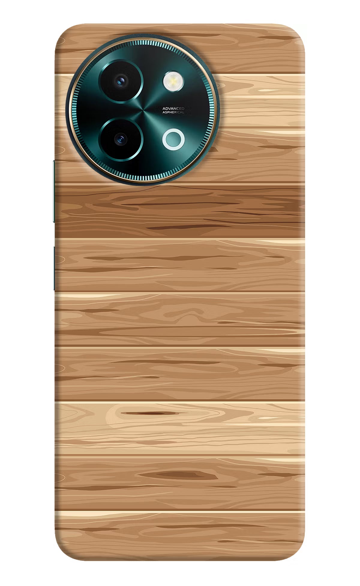 Wooden Vector Vivo Y58 5G Hard Case Back Cover by Casekaro