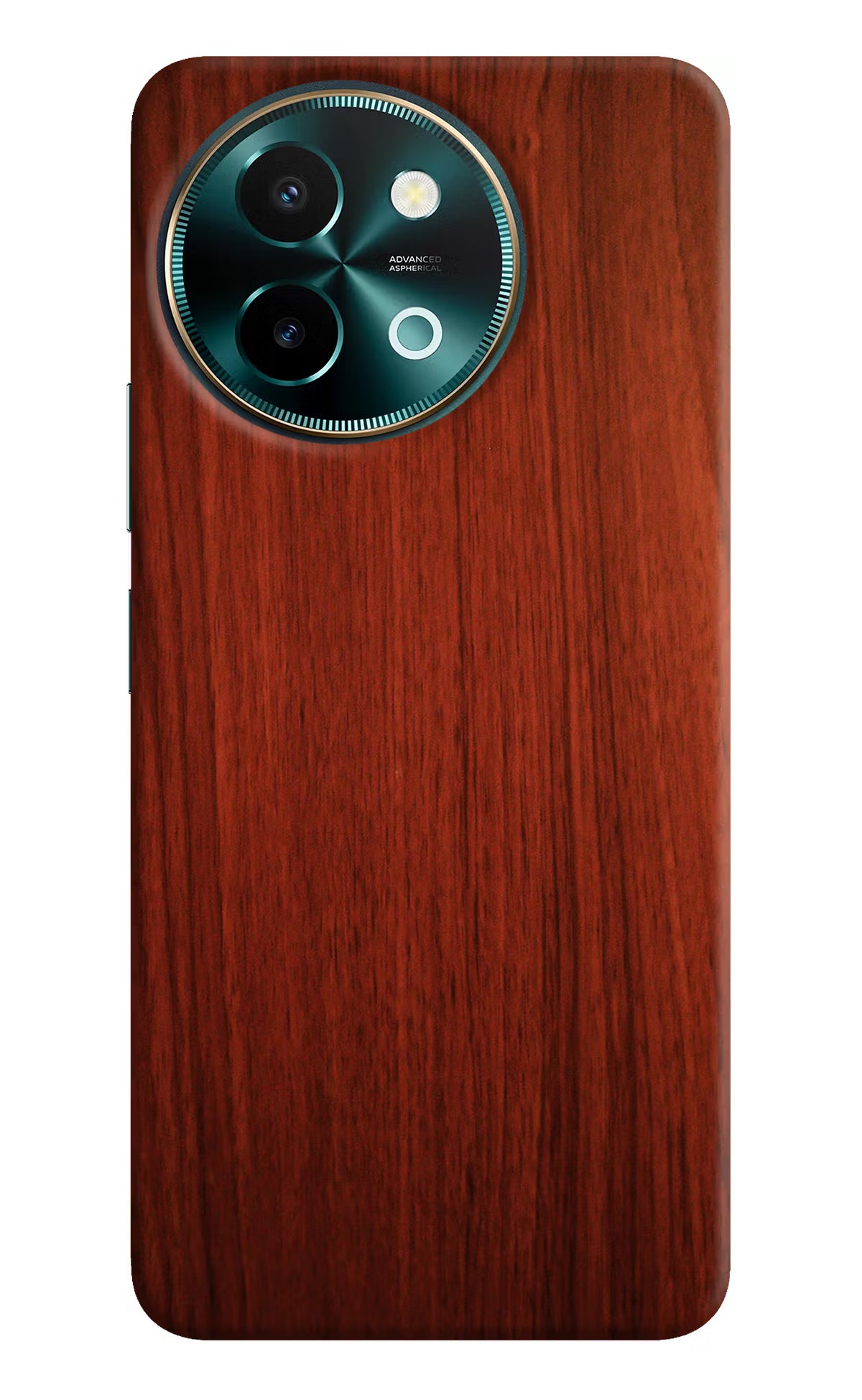 Wooden Plain Pattern Vivo Y58 5G Hard Case Back Cover by Casekaro