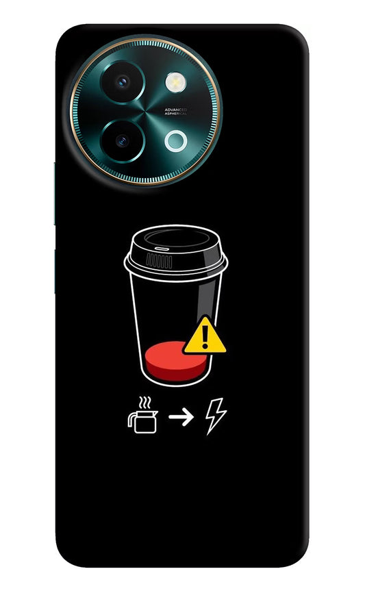 Coffee Vivo Y58 5G Hard Case Back Cover by Casekaro