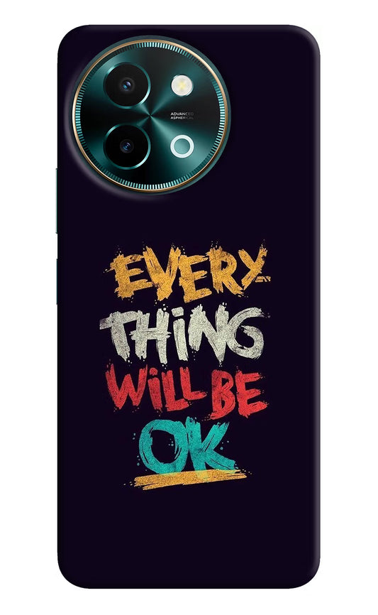Everything Will Be Ok Vivo Y58 5G Hard Case Back Cover by Casekaro