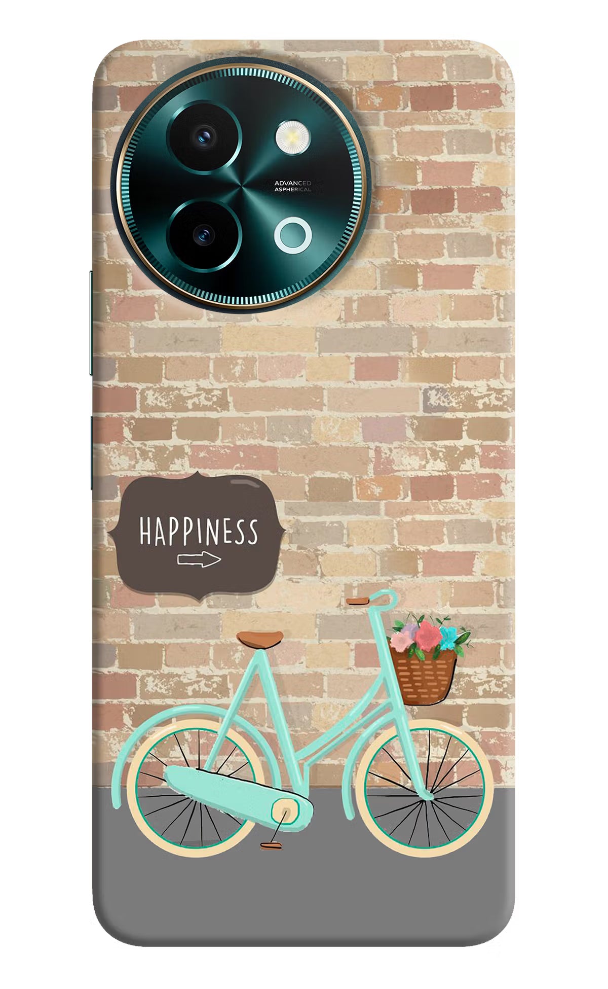 Happiness Artwork Vivo Y58 5G Hard Case Back Cover by Casekaro