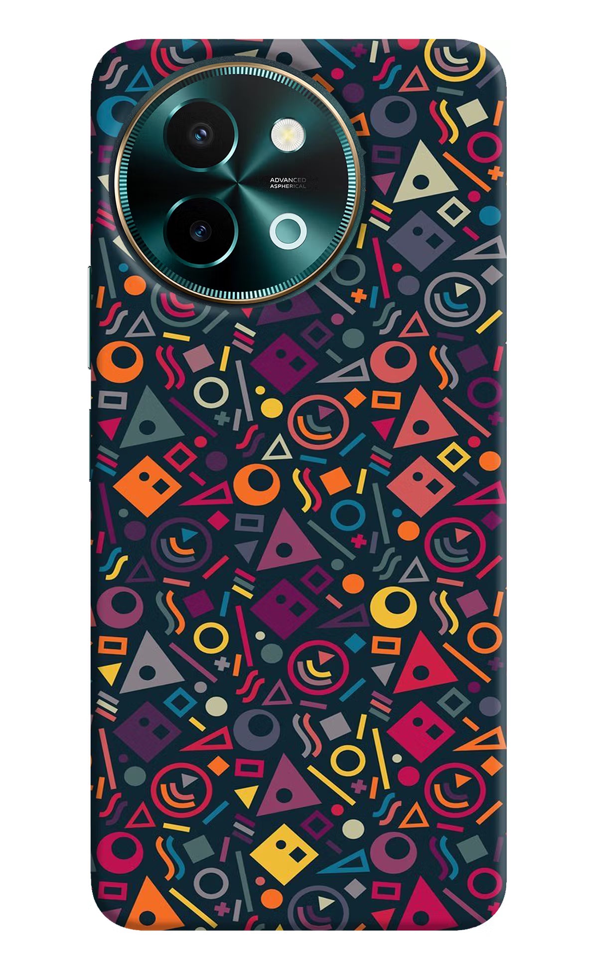 Geometric Abstract Vivo Y58 5G Hard Case Back Cover by Casekaro