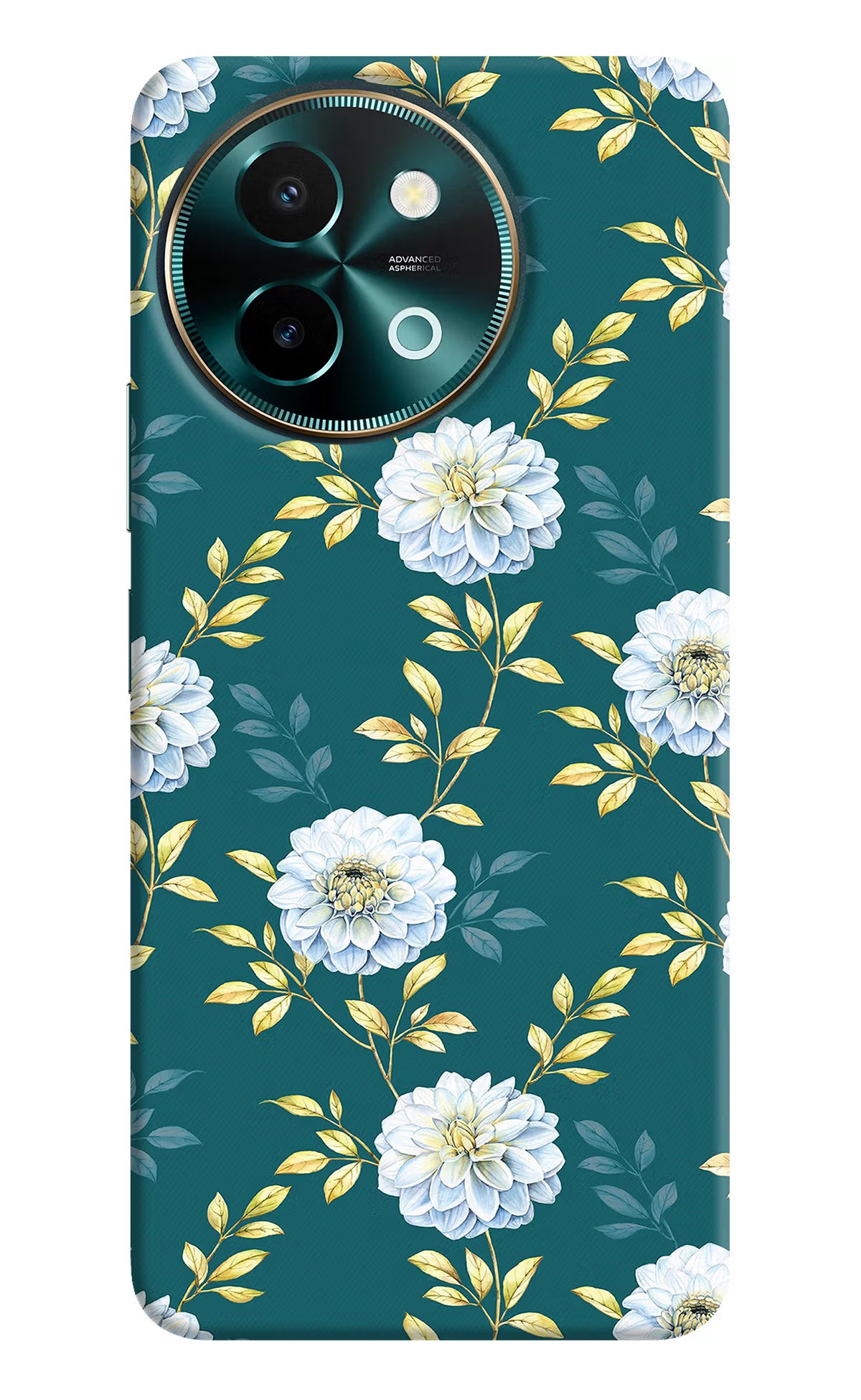 Flowers Vivo Y58 5G Hard Case Back Cover by Casekaro