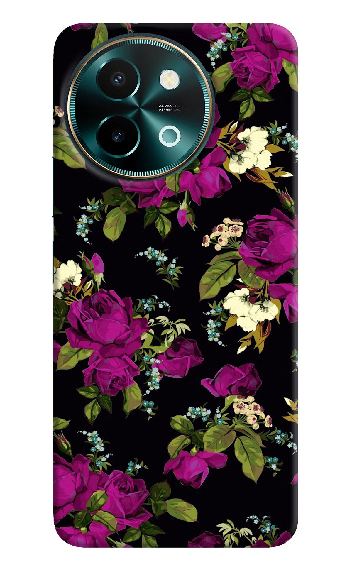Flowers Vivo Y58 5G Hard Case Back Cover by Casekaro