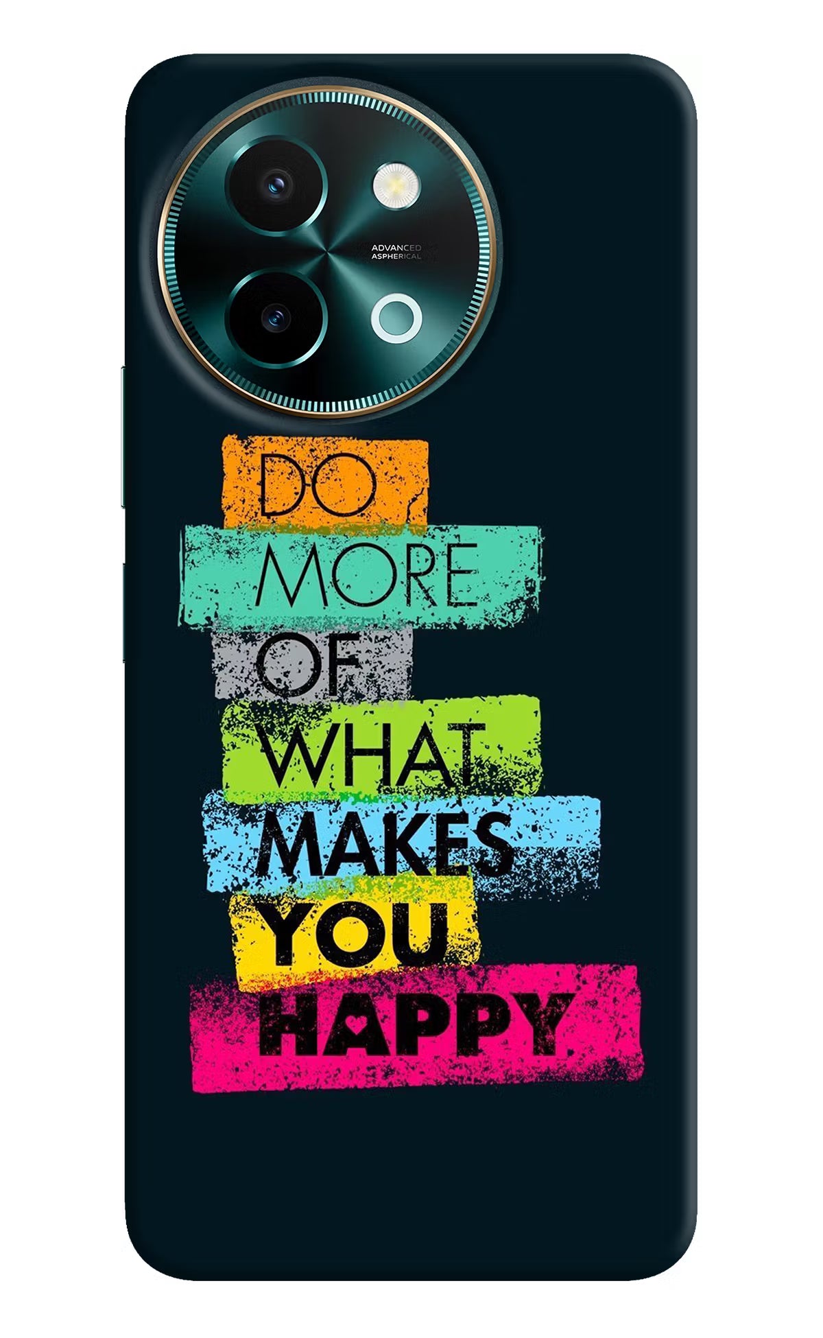Do More Of What Makes You Happy Vivo Y58 5G Hard Case Back Cover by Casekaro