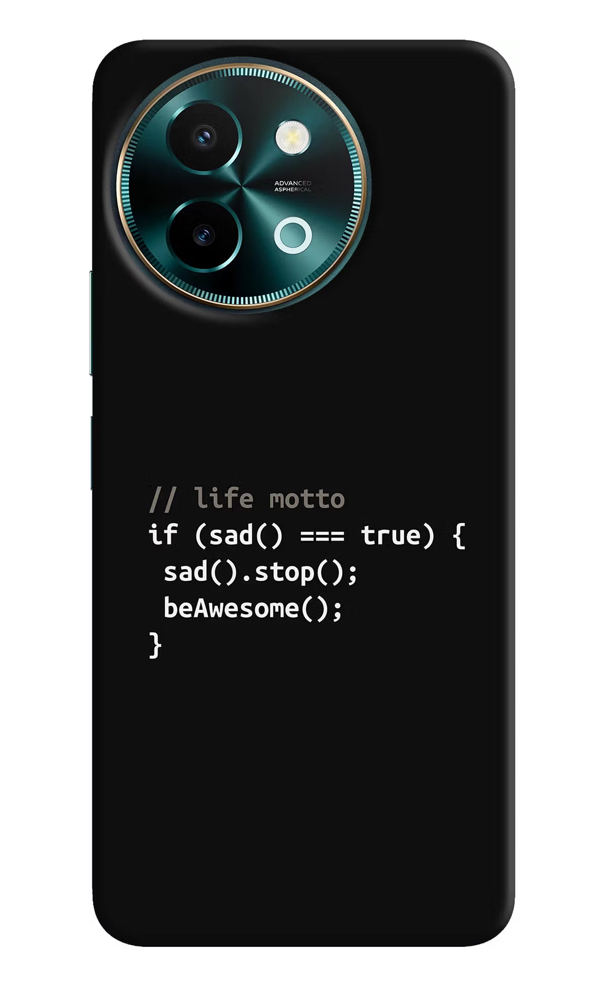 Life Motto Code Vivo Y58 5G Hard Case Back Cover by Casekaro