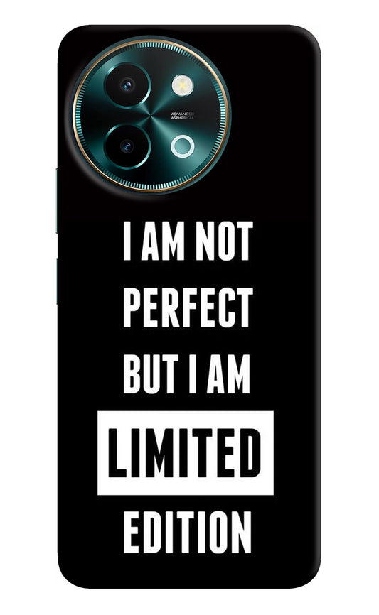 I Am Not Perfect But I Am Limited Edition Vivo Y58 5G Back Cover