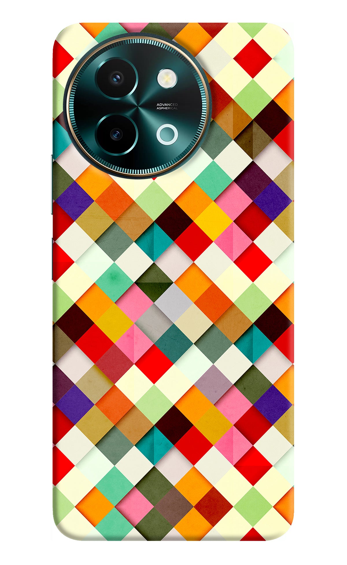 Geometric Abstract Colorful Vivo Y58 5G Back Cover