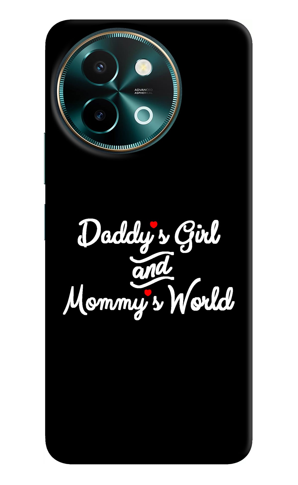 Daddy's Girl and Mommy's World Vivo Y58 5G Back Cover