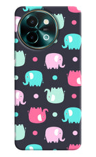 Elephants Vivo Y58 5G Hard Case Back Cover by Casekaro