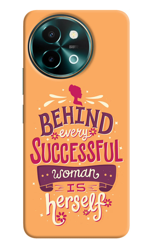 Behind Every Successful Woman There Is Herself Vivo Y58 5G Back Cover