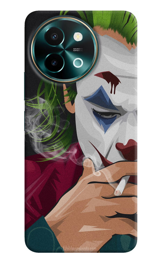 Joker Smoking Vivo Y58 5G Hard Case Back Cover by Casekaro