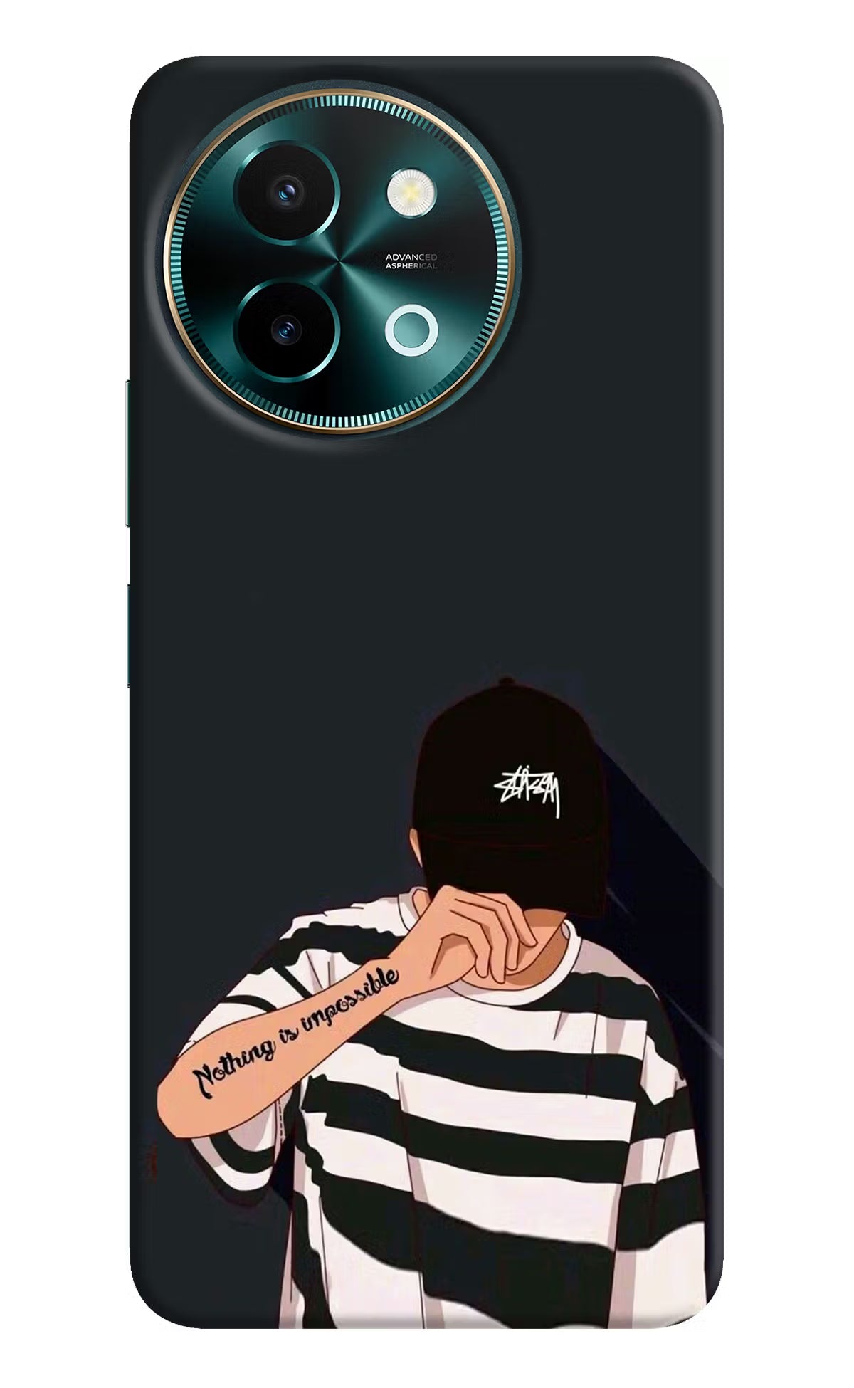 Aesthetic Boy Vivo Y58 5G Hard Case Back Cover by Casekaro