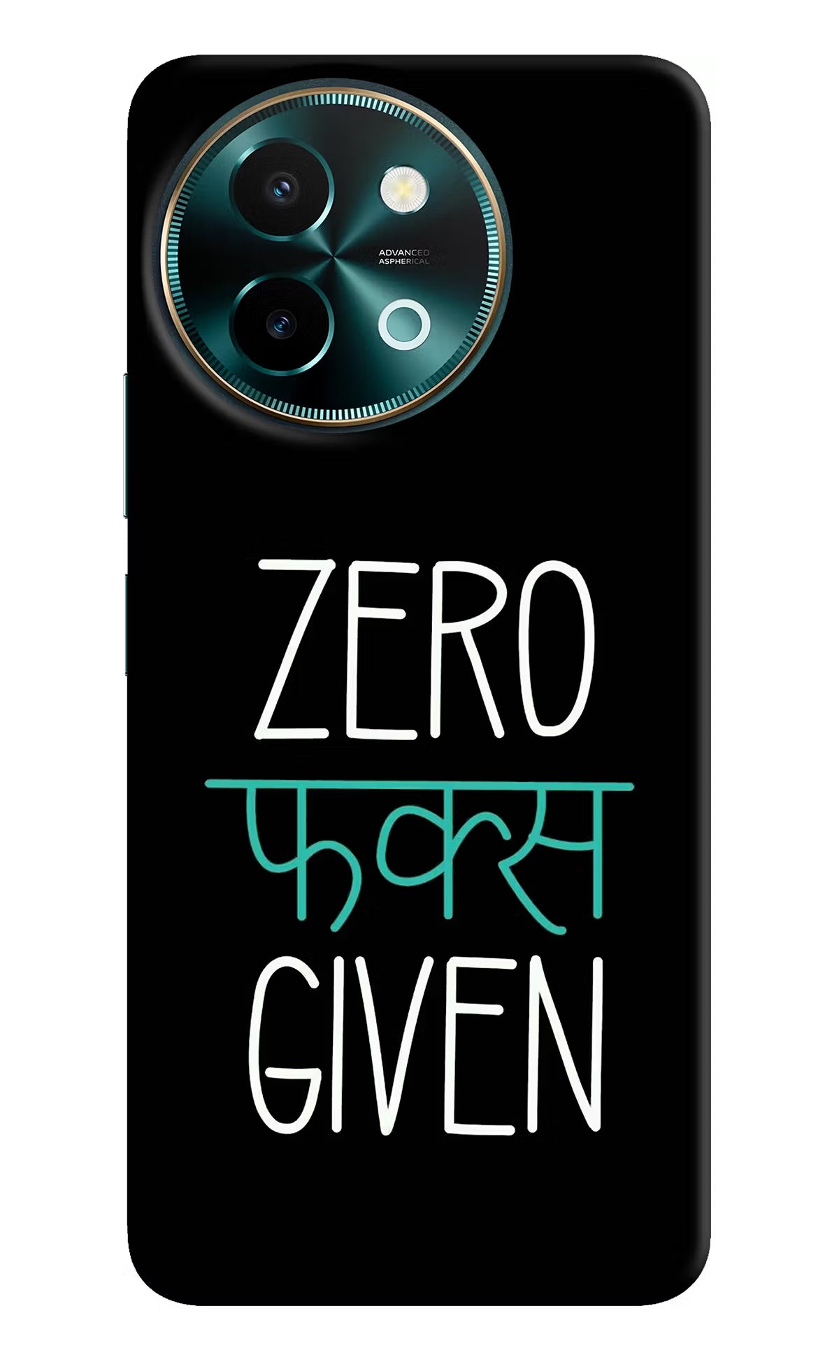 Zero Fucks Given Vivo Y58 5G Hard Case Back Cover by Casekaro